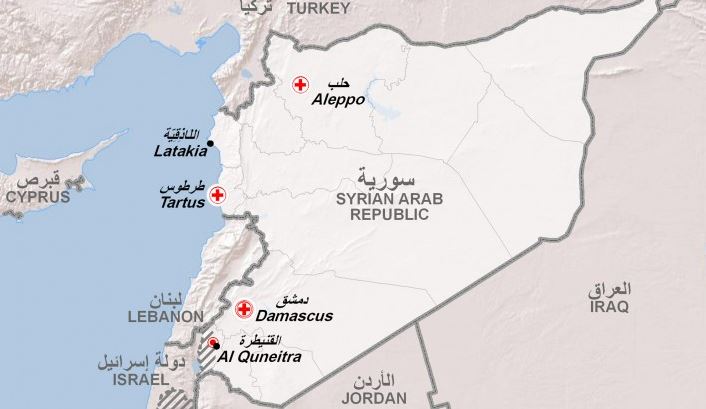 Syria-Map-Golan-Heights