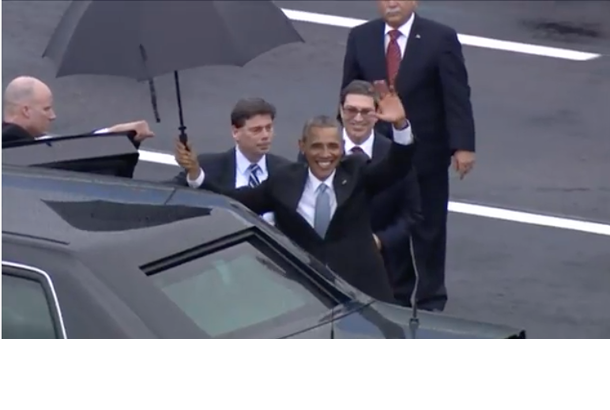 President Obama Arrives in Cuba