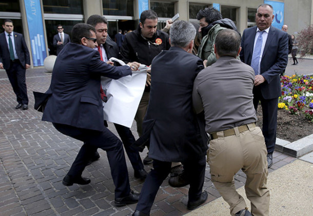 WHEN IN ROME: Erdogan Thugs Rough-up Press, Protesters in Washington - No Outrage From White House