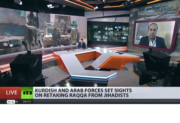 Henningsen on RT: 'US has a covert agenda in Raqqa, Syria'