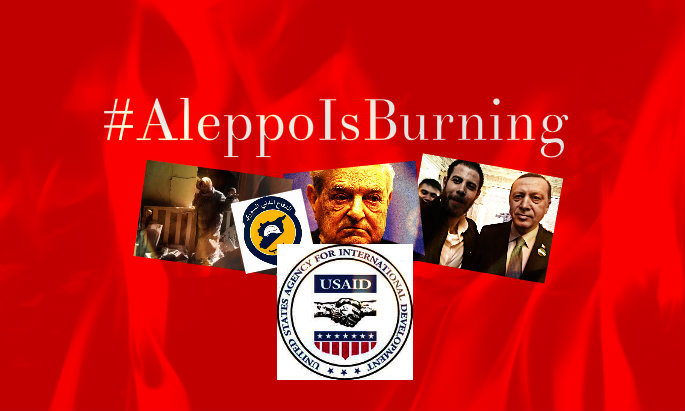 SYRIA: #AleppoIsBurning Campaign Created by US and NATO to Facilitate a 