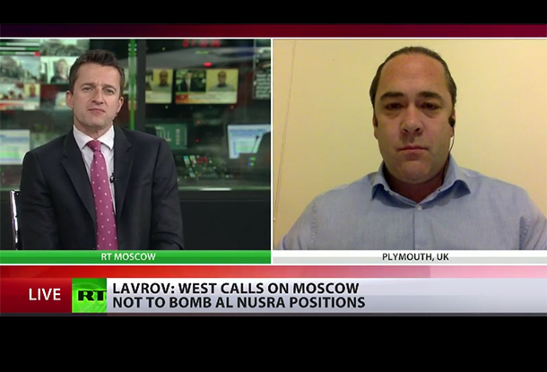 Henningsen on RT: US 'Moderate' Deception in Syria is Fueling the Conflict