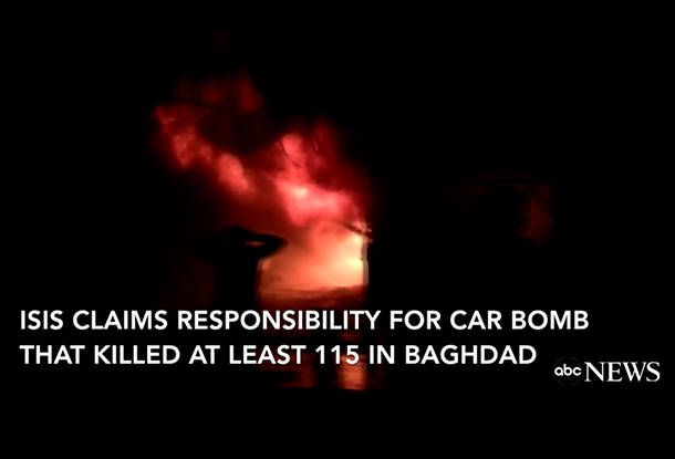 Iraqi mourns death of over 200 killed in so-called 'ISIS' Baghdad car bomb
