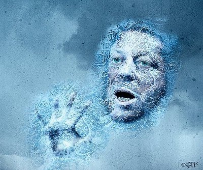 Al Gore frozen in block of ice