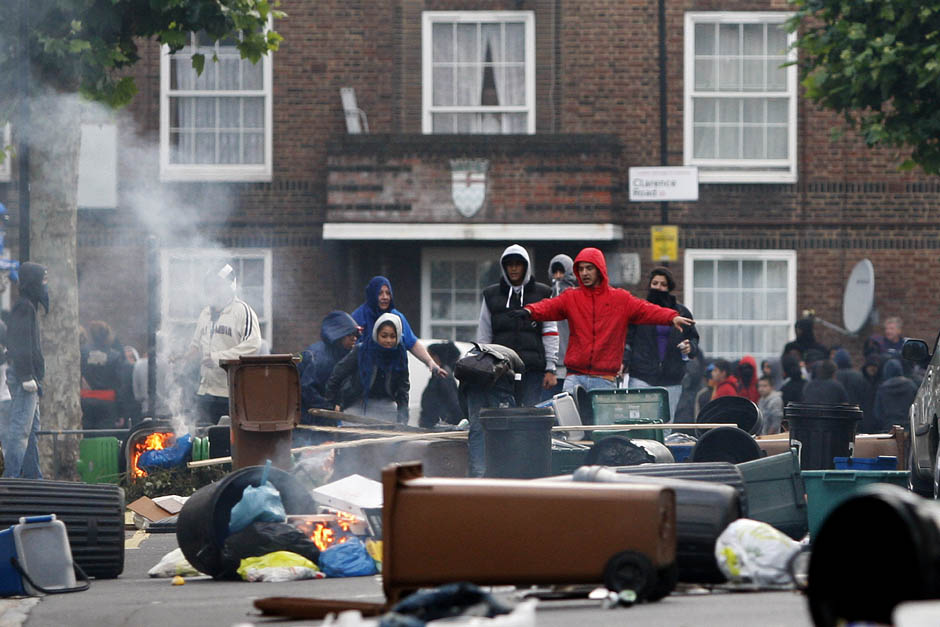 LONDON'S BURNING ANARCHY SWEEPS THROUGH CITY AS RIOTING REACHES FEVER