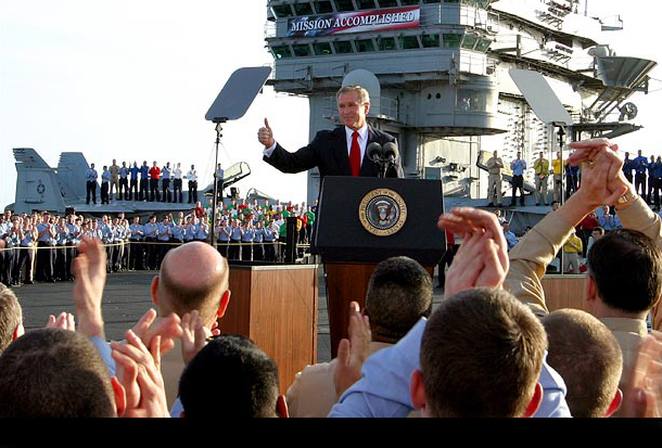 On May 1, 2003, President George W. Bush delivered his infamous 