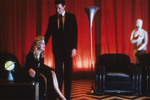 The good Cooper with Laura in the Black Lodge.