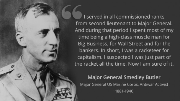 History Lesson: Major General Smedley Butler