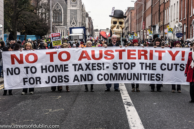 austerity protest