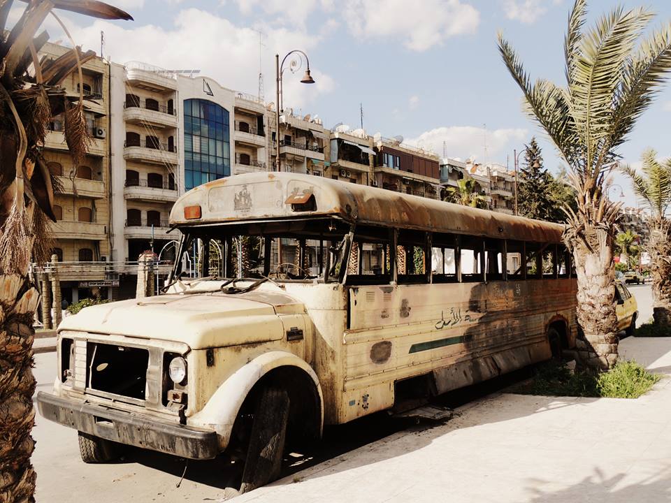 Aleppo bus Shababeek