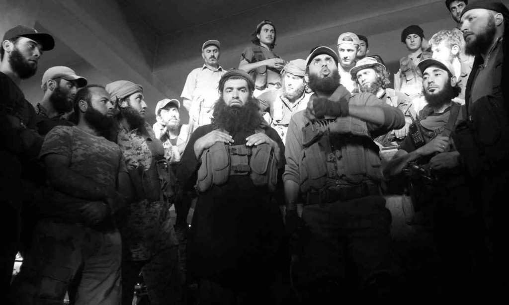 fighters from fateh al sham bw