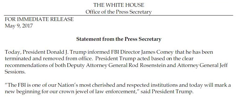 WH-Fires Comey