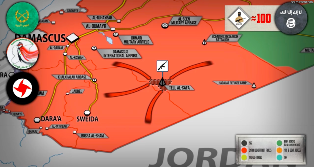 Map via SouthFront - ISIS killed in Syria's Al-Safa area
