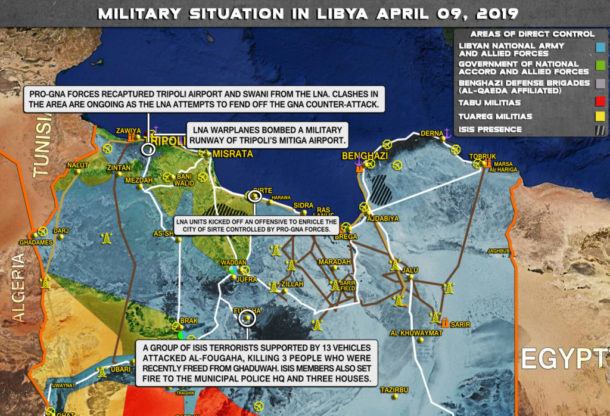 Map Update: Military Situation In Libya On April 9, 2019