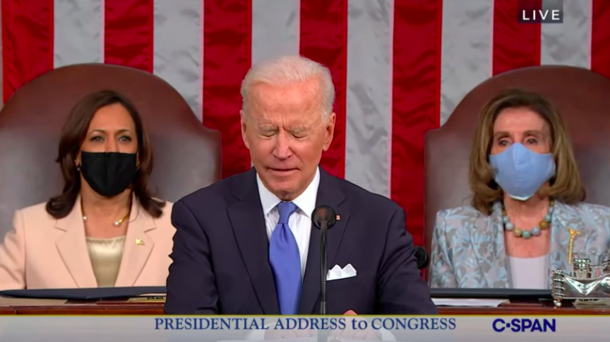 President Joe Biden addresses joint session of U.S. Congress.