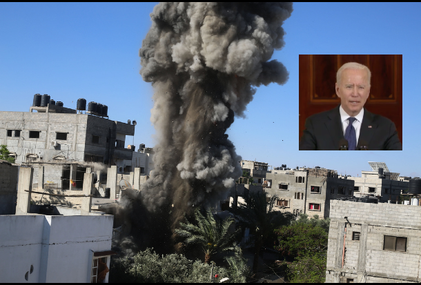 Gaza Destruction, Biden Remarks on 'Ceasefire'