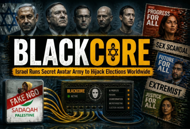 BlackCore: Israel Runs Secret Avatar Army to Hijack Elections Worldwide